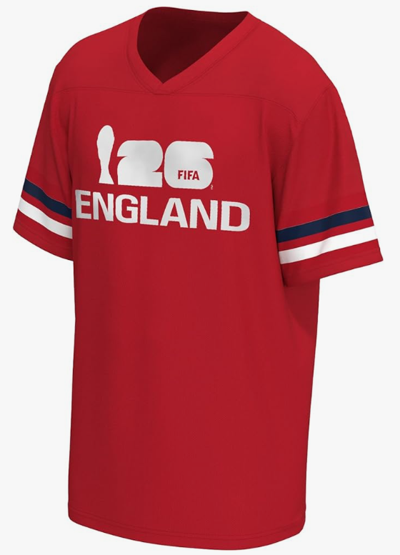 Outerstuff FIFA World Cup 2026 Mens Short Sleeve V-Neck Football Jersey